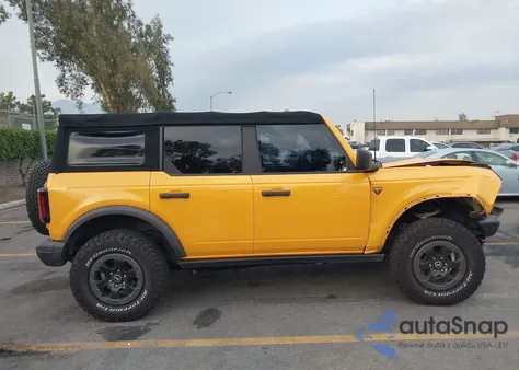 2021 Ford Bronco Badlands from USA, damaged, VIN 1FMEE5DHXMLA61490